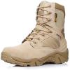 Harglesman Men's Tactical Boots 8 Inches Combat Military Work Desert Leather Boo
