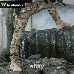 IDOGEAR Army Combat Pants with Knee Pads Military Pants Camo Tactical Trousers