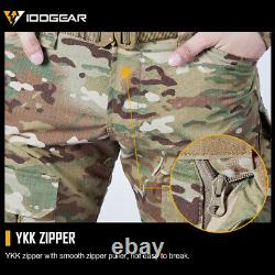 IDOGEAR Army Combat Pants with Knee Pads Military Pants Camo Tactical Trousers