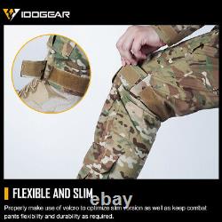 IDOGEAR Army Combat Pants with Knee Pads Military Pants Camo Tactical Trousers