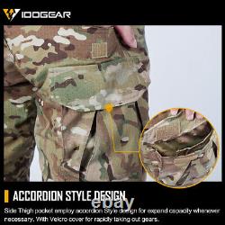 IDOGEAR Army Combat Pants with Knee Pads Military Pants Camo Tactical Trousers