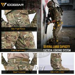 IDOGEAR G3 Combat Pants Tactical Trousers BDU Military Airsoft MultiCam Black