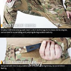 IDOGEAR G3 Combat Pants with Knee Pads Airsoft Tactical Trousers MultiCam Military
