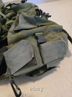 Israeli IDF Combat Tactical Vest Molle Webbing + Soft Armor Panels Insignia