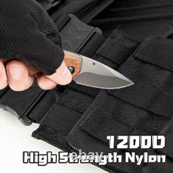 Jueachy Tactical Mag Pouch Carrier Vest Assault Military Combat MOLLE Adjustable