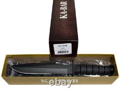 KABAR 1271 Combo Edge Fighting, Tactical, Combat, Military, Survival Knife USA