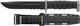 Kabar 1282 D2 Steel Fighting Military Tactical Combat Knife Hard Plastic Sheath