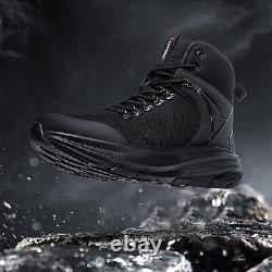 LARNMERN Military Tactical Boots for Men Slip Resistant Combat 6