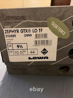 LOWA ZEPHYR GTX LO Tactical Military Outdoor Boots Black 10.5 US Size