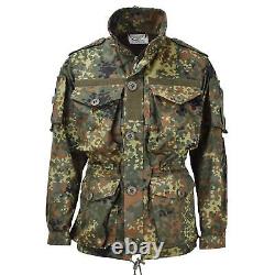 Leo Kohler military combat tactical jacket lightweight field flecktarn camo