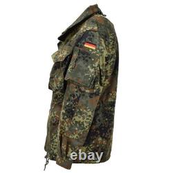 Leo Kohler military combat tactical jacket lightweight field flecktarn camo