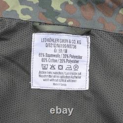 Leo Kohler military combat tactical jacket lightweight field flecktarn camo