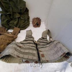 Lot of Field Pack Combat, USMC Tactical Assault Panel, US Military MOLLE Vest