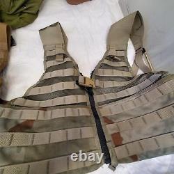 Lot of Field Pack Combat, USMC Tactical Assault Panel, US Military MOLLE Vest