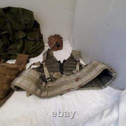 Lot of Field Pack Combat, USMC Tactical Assault Panel, US Military MOLLE Vest