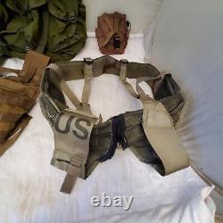 Lot of Field Pack Combat, USMC Tactical Assault Panel, US Military MOLLE Vest
