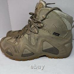 Lowa Men's Size 9 Zephyr GTX Mid TF Tactical Military Desert Boots