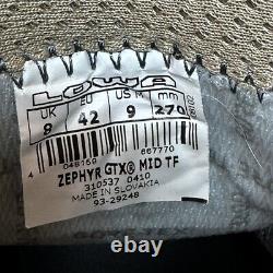 Lowa Men's Size 9 Zephyr GTX Mid TF Tactical Military Desert Boots