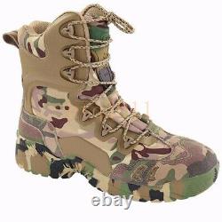 MEN Military Waterproof Army Camouflage Tactical Shoe Suede Ankle Hunting Boots