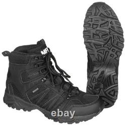 MFH Tactical Combat Boots Waterproof Breathable Quick Dry HBR Membrane Black