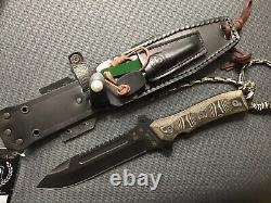 MIGUEL NIETO 196N Warfare Fixed Blade Tactical Knife