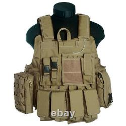 MIL-TEC M. RELEASE MOLLE Real Battlefield Military Tactical Combat Vest Pouches