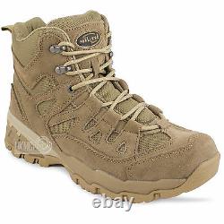 MIL-TEC SQUAD 5 LOW BOOTS COYOTE Desert Army Military Tactical Combat Short Mid