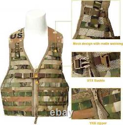 MOLLE FLC Vest + Hydration Pack Set Tactical Military Multicam OCP Load Carrier