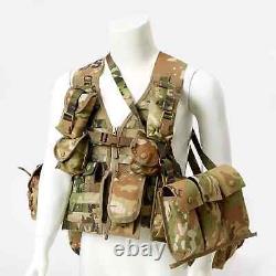 MOLLE FLC Vest + Hydration Pack Set Tactical Military Multicam OCP Load Carrier