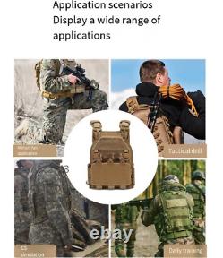MOLLE Tactical Vest Outdoor Combat Vest Waterproof Wear-resistant Training Suit
