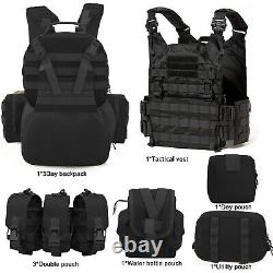 MT Military Modular Assault Vest System Compatible Tactical Assault MAS Black