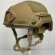 M/l Coyote Brown Tactical Combat Military Bump Helmet Mich-2001 Fast Shipping