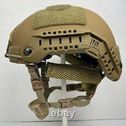 M/L Coyote Brown Tactical Combat Military Bump Helmet MICH-2001 Fast Shipping