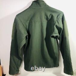 Massif Lightweight Tactical Jacket Mens XS Sage Green Flame Resistant Made USA