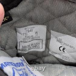 Matterhorn 1949 Mens Black Leather Gore Tex Insulated Combat Tactical Boots 7.5W