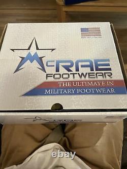McRae Footwear Mens Coyote Military Hot Weather Steele Toe Combat Boots Size 10R