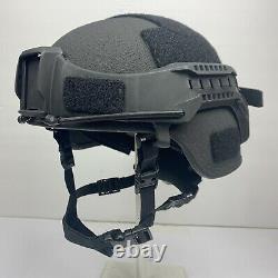 Medium SWAT Black Tactical Ballistic Military Advanced Combat Helmet MICH ACH