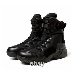 Men Casual Military Ankle Boots Outdoor Tactical Combat Army Hunting Work Shoes