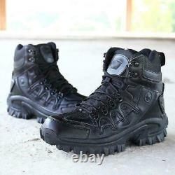 Men High Top Military Tactical Boots Desert Army Hiking Combat Ankle Boots US sz