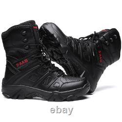 Men Military Boots Special Force Tactical Desert Combat Ankle Boats Waterproof