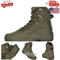 Men's 8'' Tactical Boots Waterproof Military Boots for Outdoor Adventure