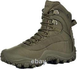 Men's 8'' Tactical Boots Waterproof Military Boots for Outdoor Adventure