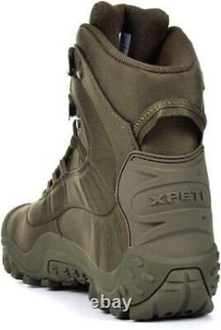 Men's 8'' Tactical Boots Waterproof Military Boots for Outdoor Adventure