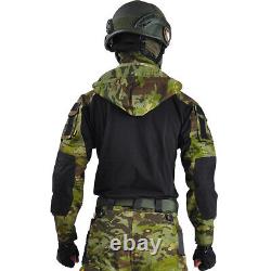 Men's Army Military Tactical Combat Shirt Pants SWAT Camo Waterproof BDU Uniform