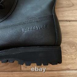 Men's Belleville Black Leather Gore-Tex Military Tactical Boots 6.5 XW combat
