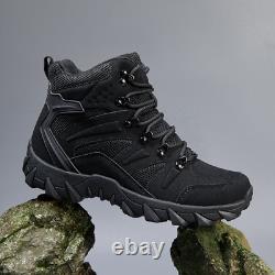 Men's Military Boot Combat Mens Ankle Boot Tactical Army Boot Work Safety Shoes