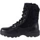 Men's Military Tactical Work Boots Side Zipper Jungle Army Combat Boots, Black