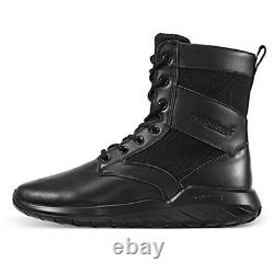 Men's Tactical Boots Lightweight Breathable Military Combat Boots with Side