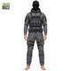 Men's Tactical Jumpsuit Combat Costume Military Style Vest Pouches Knee Pads