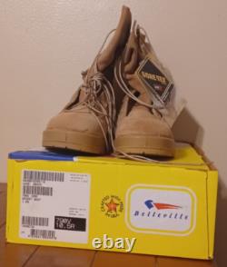 Mens 10.5 R Belleville 790v Gore Tex Waterproof Flight Combat Boots Desert Tan